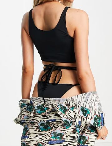 Bustiera de baie COLLUSION, negru