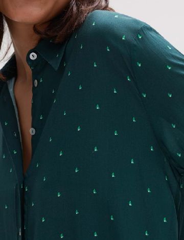 Camasa Oversize Opus, verde