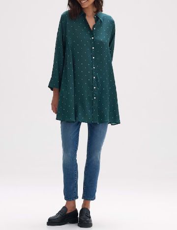 Camasa Oversize Opus, verde