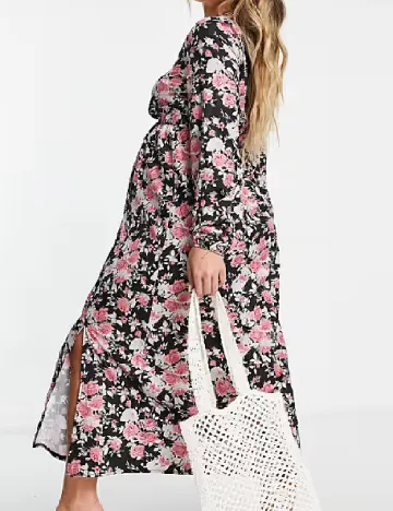 Rochie medie Missguided Maternity, floral print
