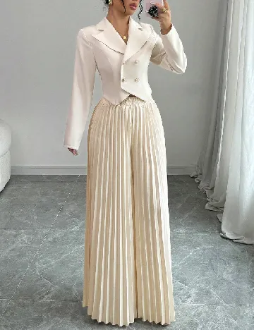 Compleu SHEIN, bej/crem