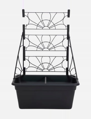 Jardinieră cu scară ACTION, negru