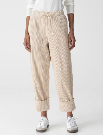 Pantaloni Opus, ecru