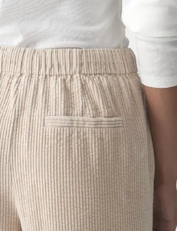 Pantaloni Opus, ecru