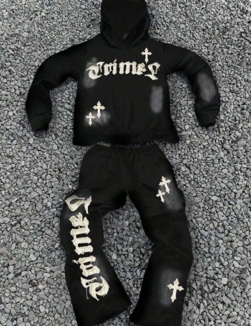 Compleu Shein Kids, negru