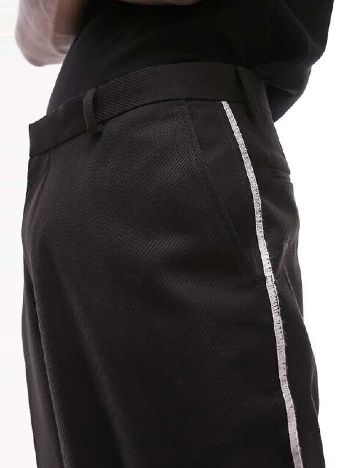 Pantaloni Topman, negru