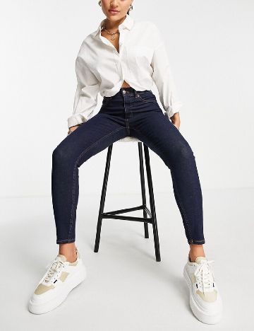 Blugi Top Shop, bleumarin