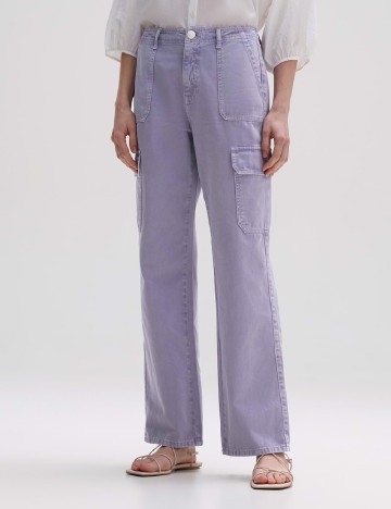 Pantaloni Opus, lila