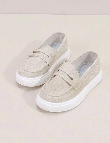 Mocasini Shein Kids, bej