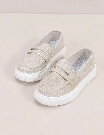 Mocasini Shein Kids, bej