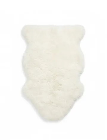 Piele de miel naturala din Noua Zeelanda, alb