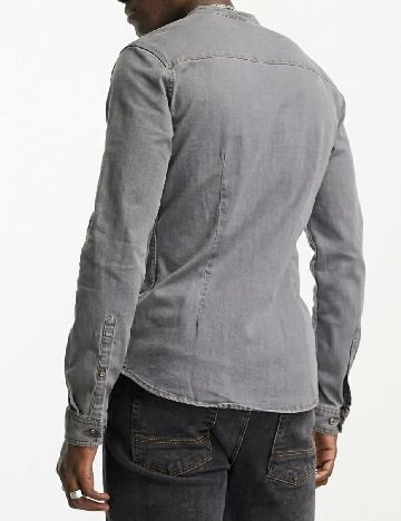 Camasa ASOS, gri