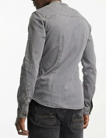 Camasa ASOS, gri