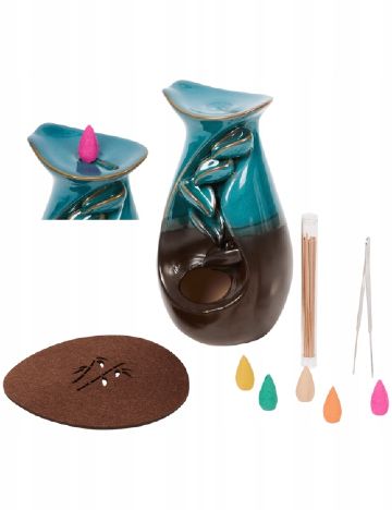 Arzator de tamaie ceramic Deluxa, mix culori