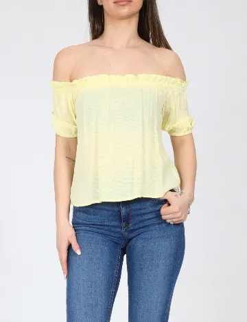 Top Bershka, galben