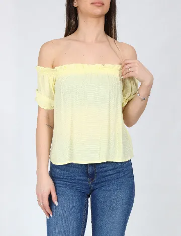 Top Bershka, galben