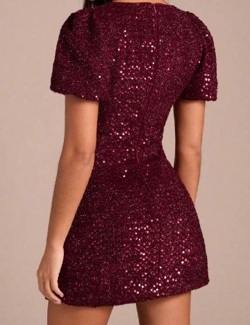 Rochie scurta SHEIN, visiniu