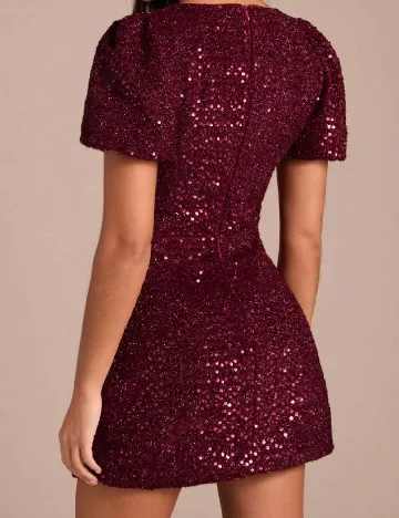 Rochie scurta SHEIN, visiniu