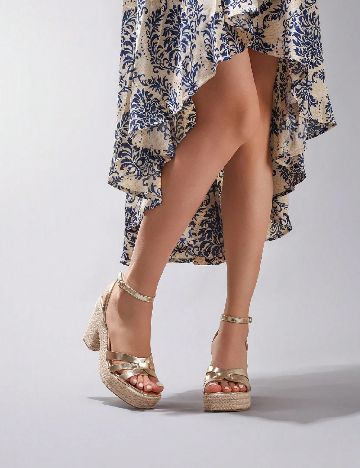 Sandale SHEIN, auriu