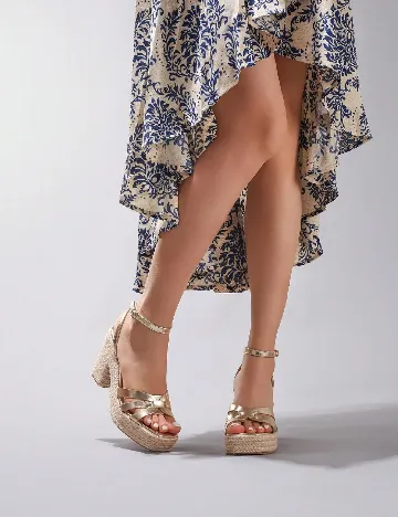 Sandale SHEIN, auriu