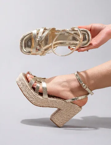 Sandale SHEIN, auriu
