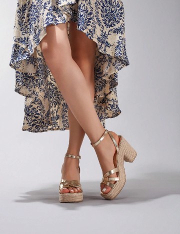 Sandale SHEIN, auriu