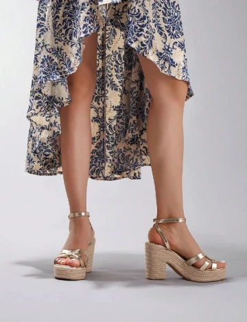 Sandale SHEIN, auriu