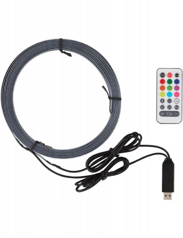 Bandă LED Ultra Subțire 2 x 2.5 m ACTION, mix culori