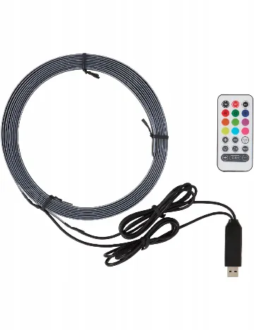 Bandă LED Ultra Subțire 2 x 2.5 m ACTION, mix culori