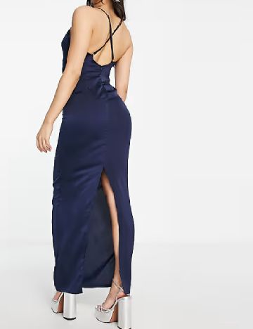 Rochie lunga NAANAA, bleumarin