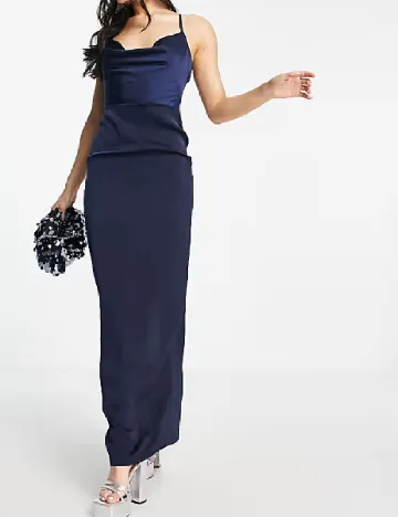 Rochie lunga NAANAA, bleumarin