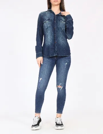 Camasa Zara, albastru