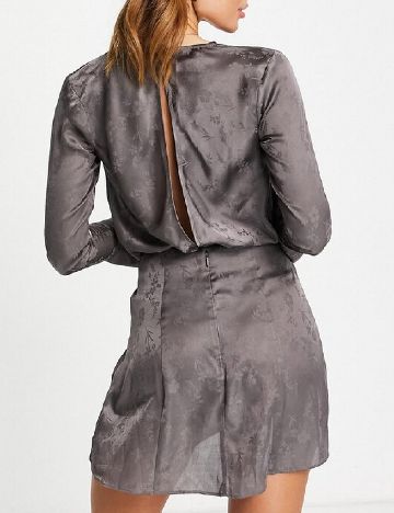 Rochie scurta ASOS, gri