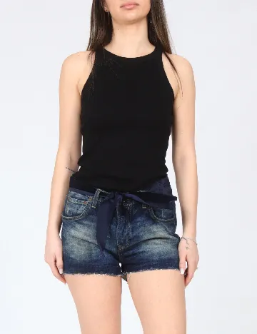 Pantaloni scurti Zara, albastru