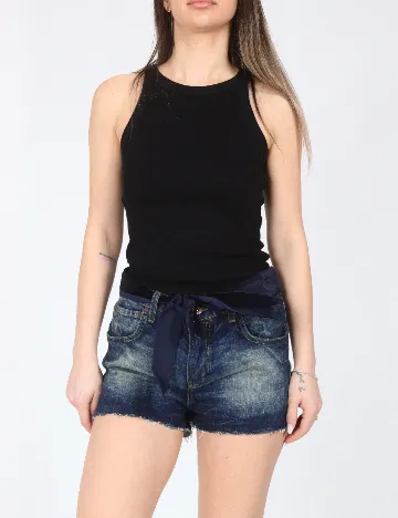 Pantaloni scurti Zara, albastru