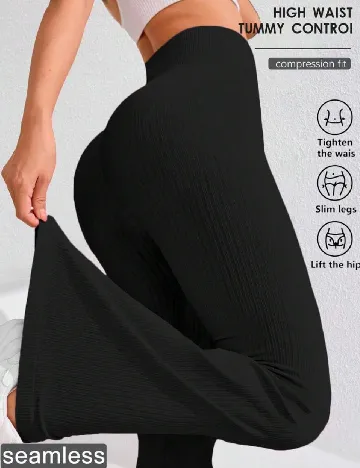 Pantaloni SHEIN, negru