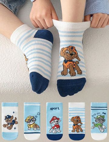 Set sosete 10 perechi Shein Kids, mix culori