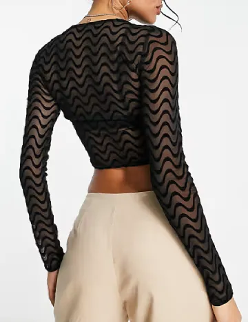Top ASOS, negru