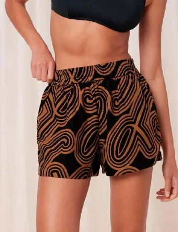 Pantaloni scurti Triumph, negru/maro