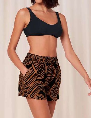 Pantaloni scurti Triumph, negru/maro