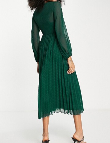 Rochie medie ASOS, verde