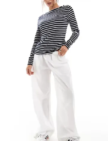 Bluza ASOS, alb/negru