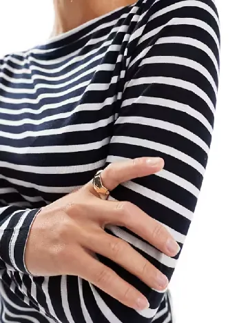 Bluza ASOS, alb/negru