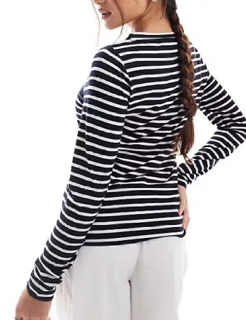 Bluza ASOS, alb/negru