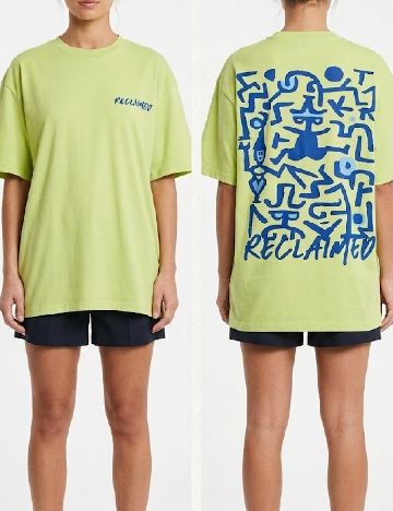 Tricou Oversize Reclaimed Vintage, verde