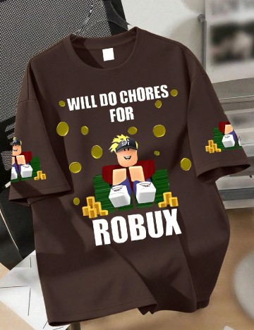 Tricou Shein Kids, maro