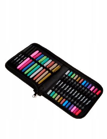 Set markere metalice, 24 bucati ACTION, mix culori