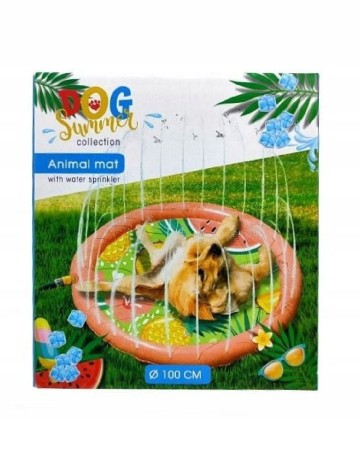 Saltea cu apa pentru animale, roz