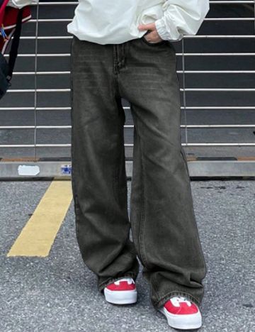 Blugi SHEIN, gri inchis