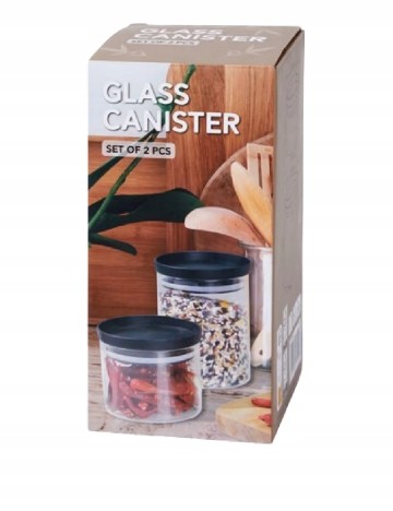 Set recipiente alimentare ACTION, transparent